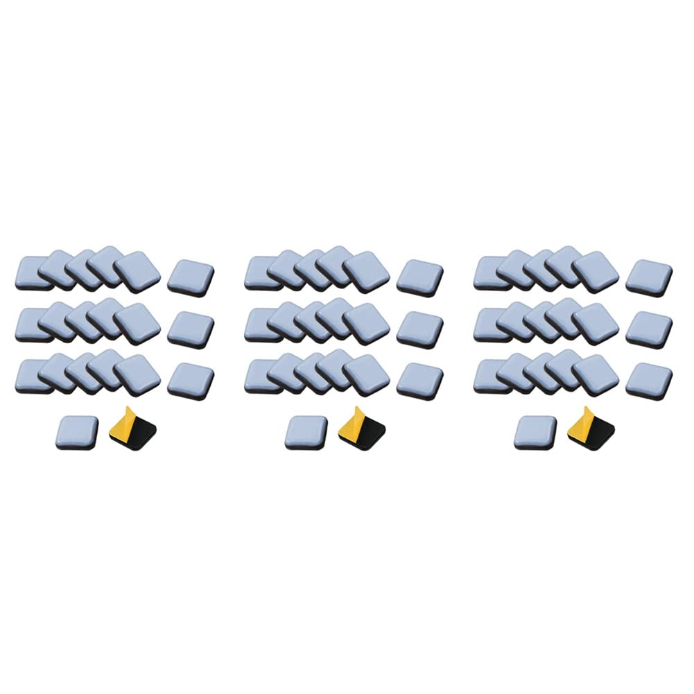 Hndhbfgrt 60 PCS Furniture Gliders Slider 25 x 25 mm PTFE Self Adhesive Furniture Moving Pads Square for Furniture Easy Movers