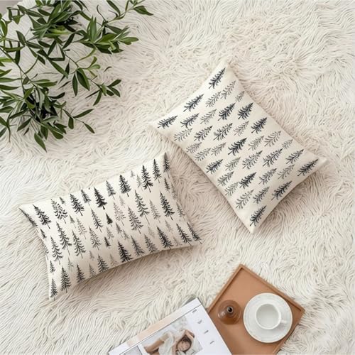 Taie oreiller double face imperméable 50x80 protège coussin noël