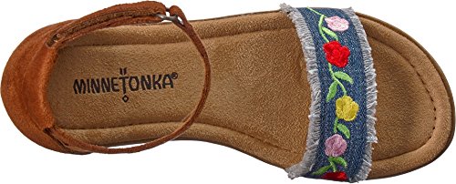 Minnetonka Girl's Evie - Blue Denim - 12