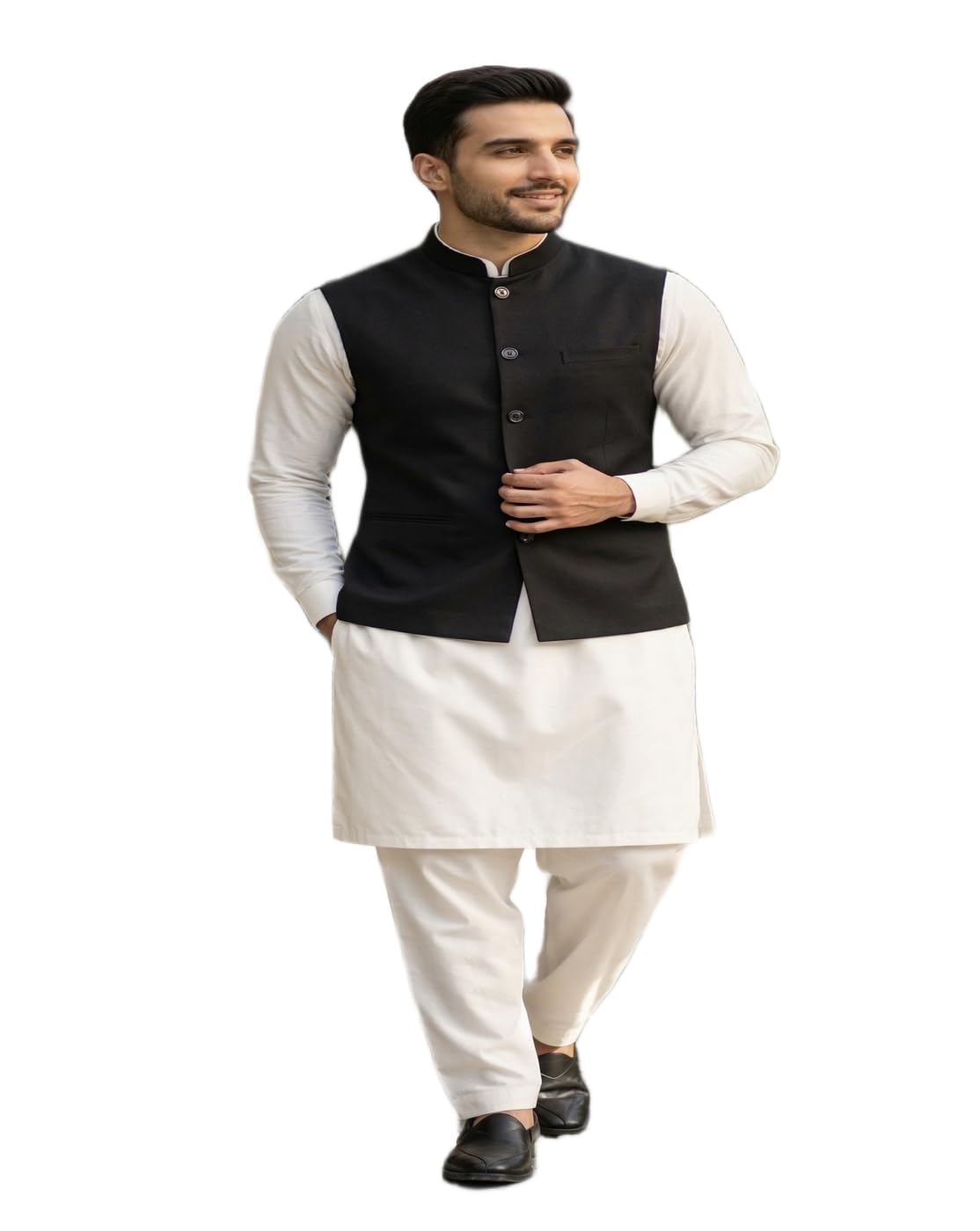 perfect productions Black Nehru jacket,Plus Size Nehru Jacket-picture-43