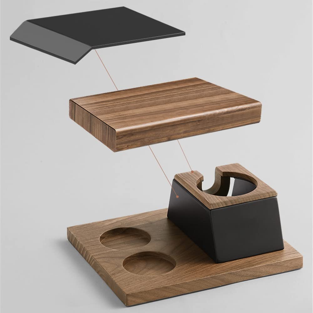 Supporto per filtro da caffè in legno, tappetino per caffè