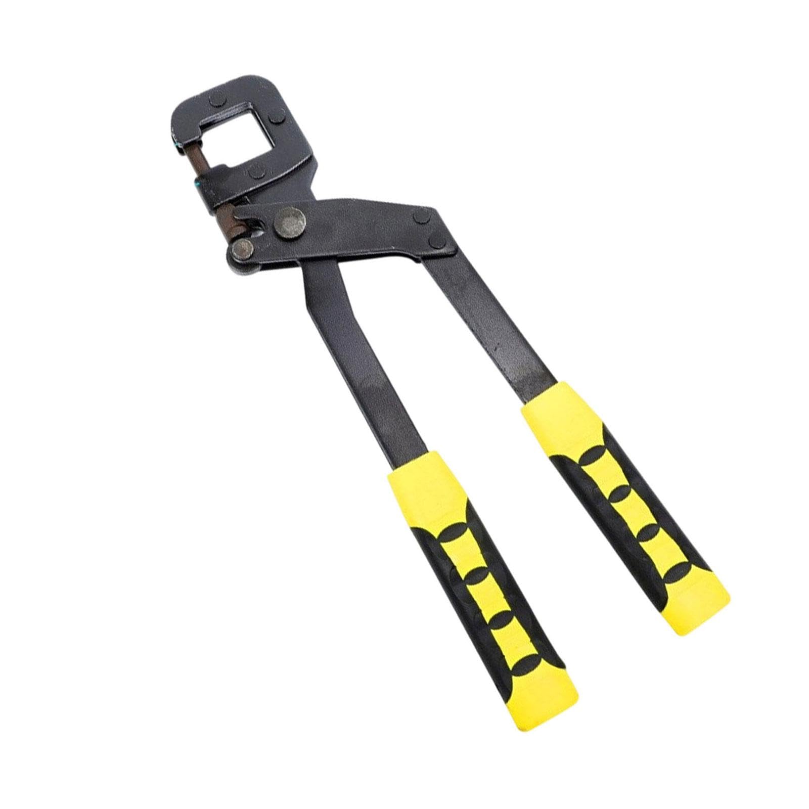 Whoasyst Titaniumss Alloy Crimper Tool Handle Lightweight Pliers For Fastening Metal Gypsum Plaster Board Crimping Hand Tool Double Color Handle Pliers