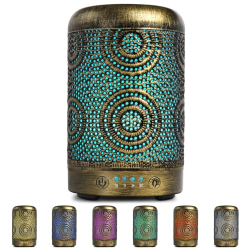 SALKING Aroma Diffuser, 100ml Metall Aromatherapie Raumduft...