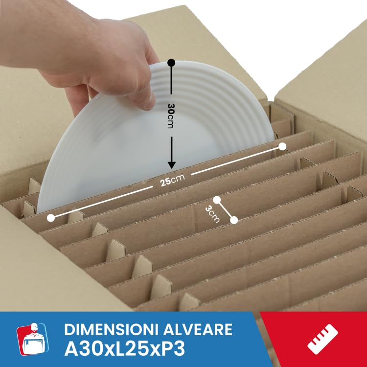 Scatoloni Da Trasloco Rinforzati 80x60x50 Cm - Set Di 5 Pezzi, Cartone Doppia Onda Per Imballaggio E Spedizione