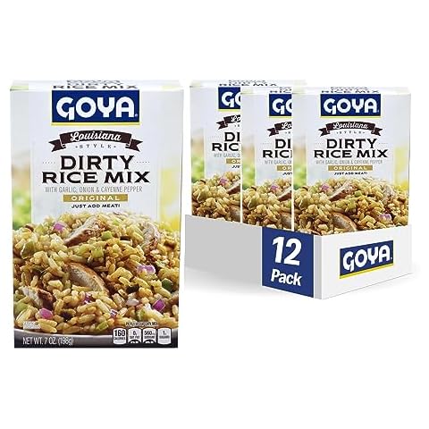 Goya Foods Louisiana Style Dirty Rice Mix, 7 oz (Pack of 12) Cover