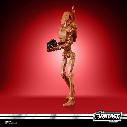Miniatura 7 de Star Wars The Vintage Collection Battle Droid, figura de acción de Clone Wars de 3.75 pulgadas