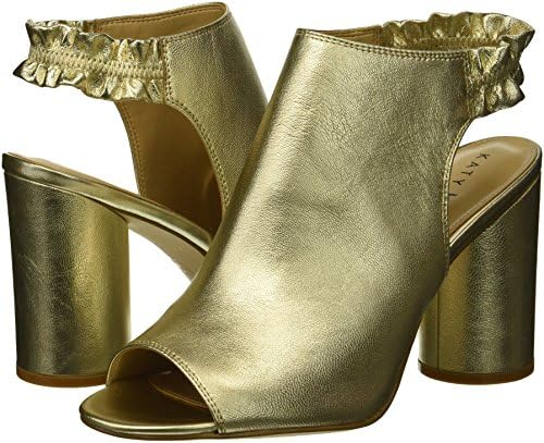 Katy Perry Women's THE THE JOCELYN-TUMBLED METALLIC Heeled Sandal, champagne, 9.5 M Medium US | Image 6