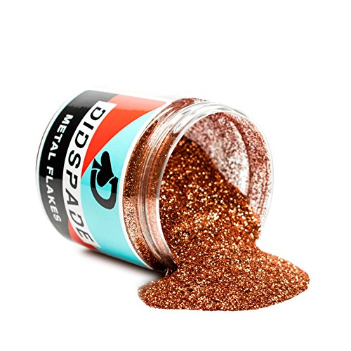 2oz Penny Chopper 0.008 Copper Micro Metal Flake - Solvent Resistant Glitter | Auto Paint | Epoxy Resin Glitter | DIY Arts Crafts