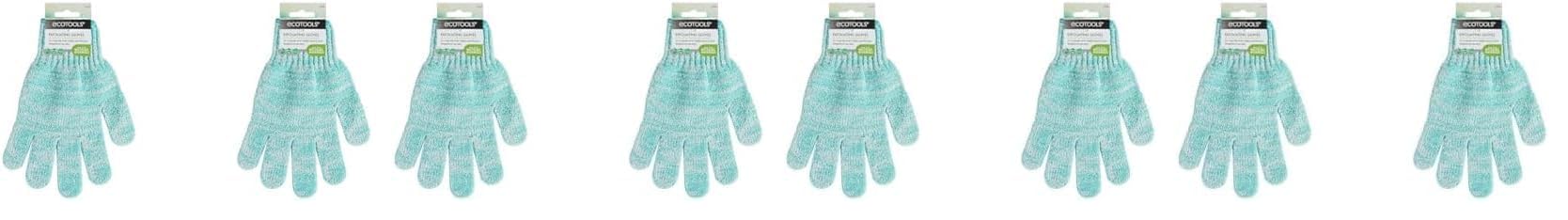 EcoToolsEcoTools Bath & Shower Gloves, Recycled Netting, Exfoliating, Gentle Cleansing for Whole Body, Fits All Hands, Green, 1 Pair