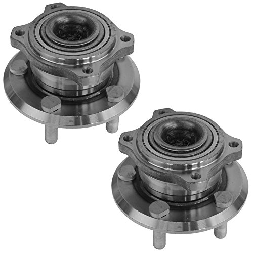 Image of TRQ 2 Piece Front Wheel Bearing & Hub Assembly Set 4WD Compatible with 2005-2023 Chrysler 300 2017-2023 Dodge Challenger 2006-2023 Charger 2005-2008 Magnum