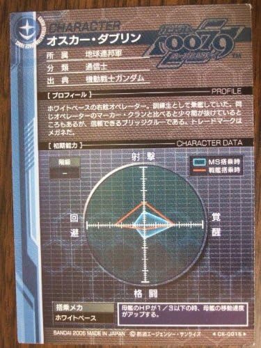Amazon Co Jp ガンダムカードビルダー Ce 0015 オスカー ダブリン