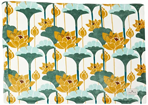 丸眞 ひざ掛け ポルク 北欧 アフロート 収納袋付き コンパクト ブランケット H70×W100cm かわいい ふわふわ おしゃれ 防寒グッズ 0545008800