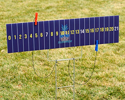 Summer 365 Cornhole Scoreboard - Outdoor Scoring Tower for Bags and Corn Hole