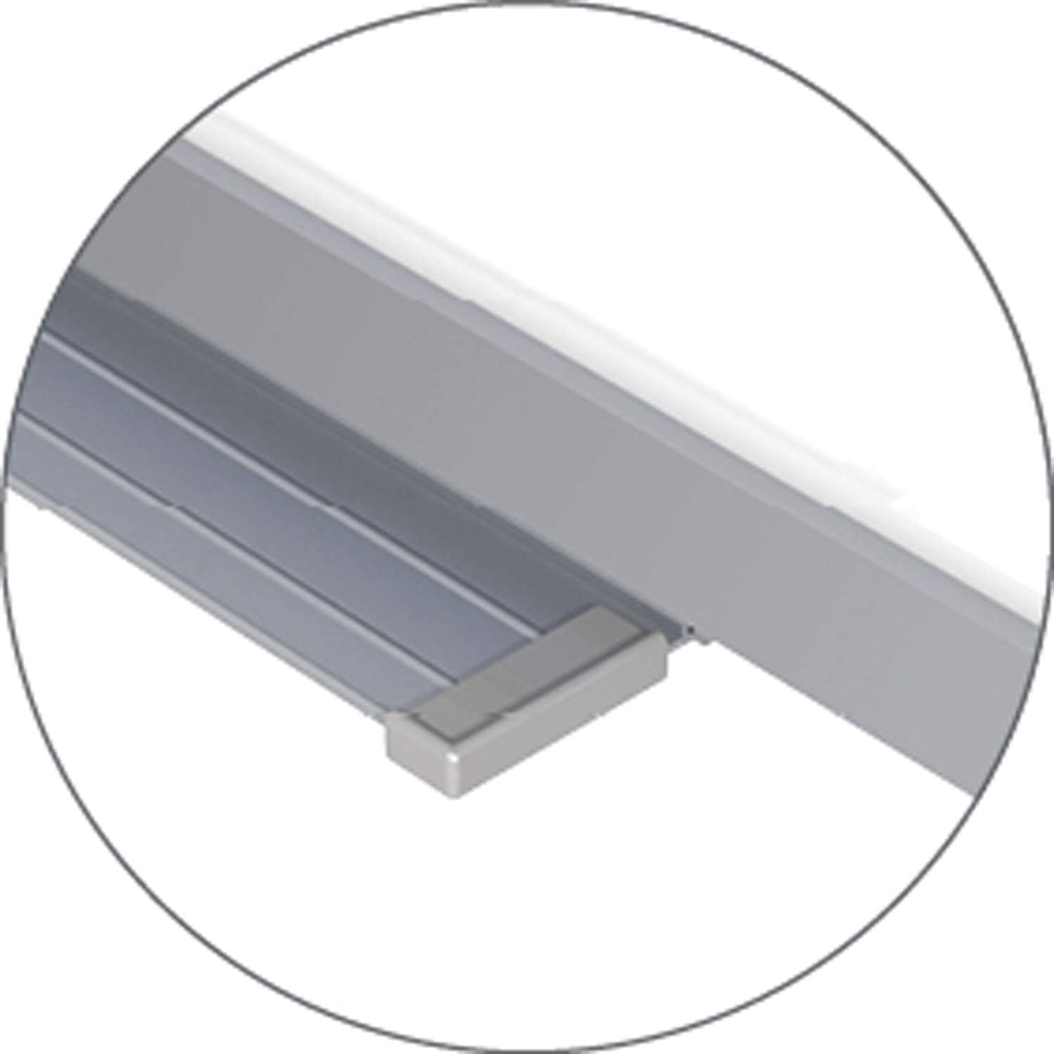 Ghent Grid 3'x4' Magnetic Whiteboard, Aluminum Frame, 2" Grid Squares (GRPM322G-34)