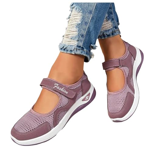 Orthopedic Shoes for Women Dressy Women Wide Width Breathable Arch Support Walking Comfortable Slip on Sneakers Non Slip Lightweight Sneaker Summer Solid Color Shoes Sneakers Hollow Loafers2