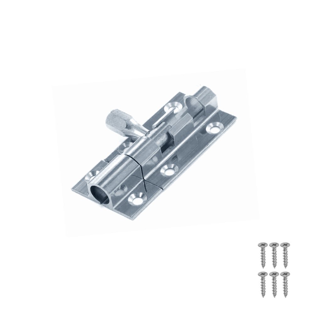 Securit Y Slide Door Bolt Barrel 50Mm Chrome
