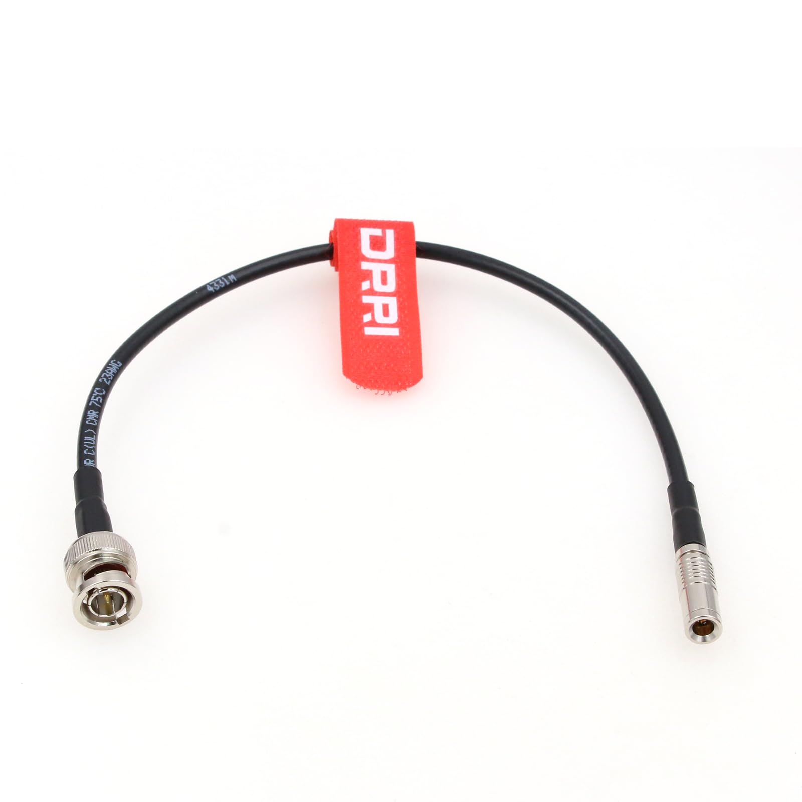 DRRI Din 1.0/2.3 to Bnc Male Timecode Cable for Canon-R5C/Zoom F6/ Atomos Ultra Sync One TCG - Image 2