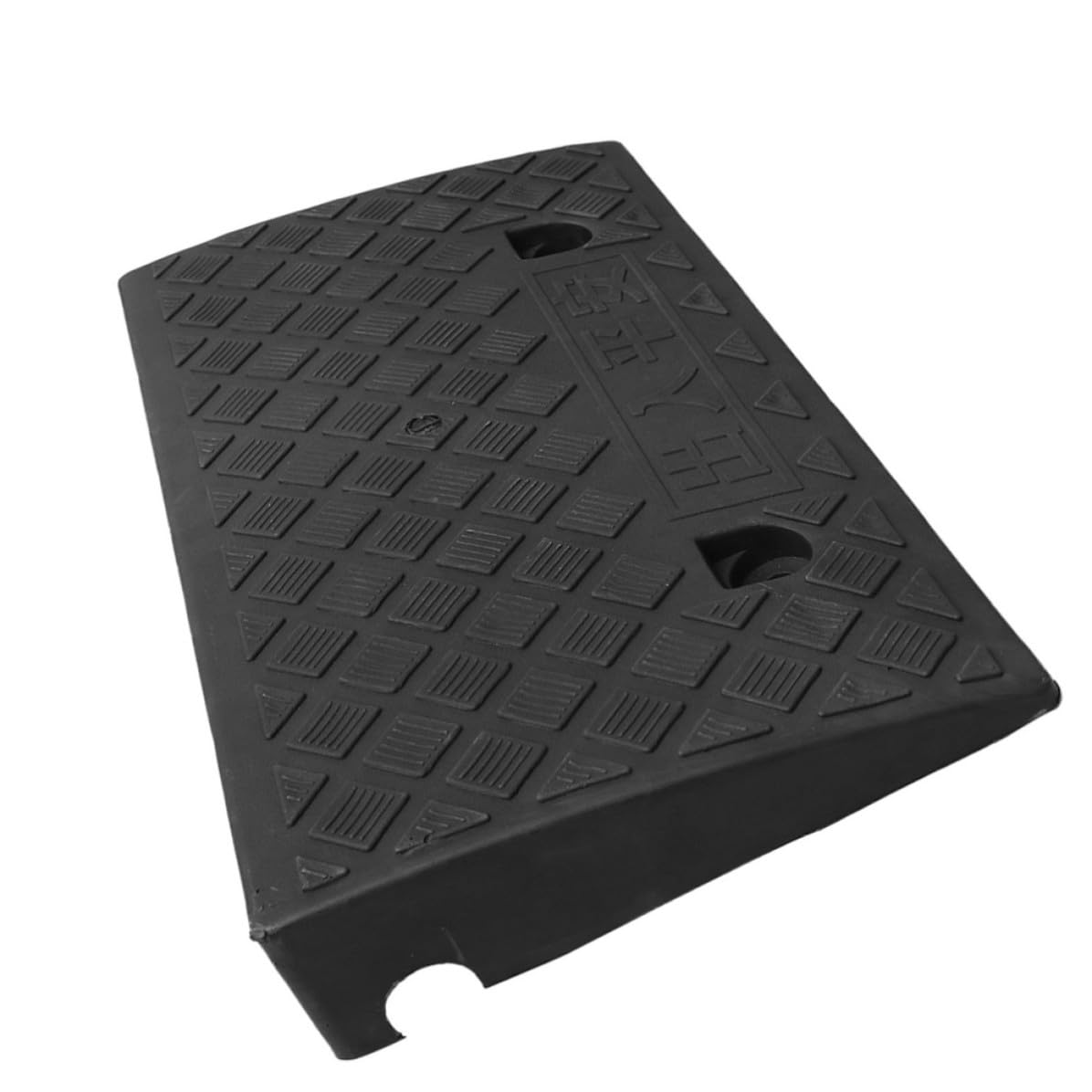 Rampa para Silla de Ruedas para Coche 10cm de Plástico Negro