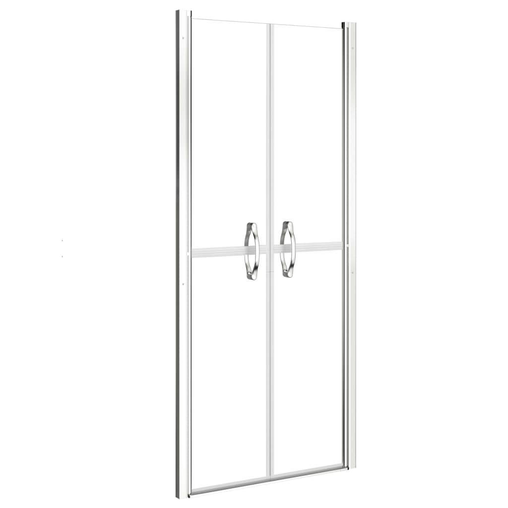 vidaXL Porte de Douche Porte de Cabine de Douche Accessoire de Salle de Bain Paroi de Douche Maison Intérieur ESG Transparent 71x190 cm