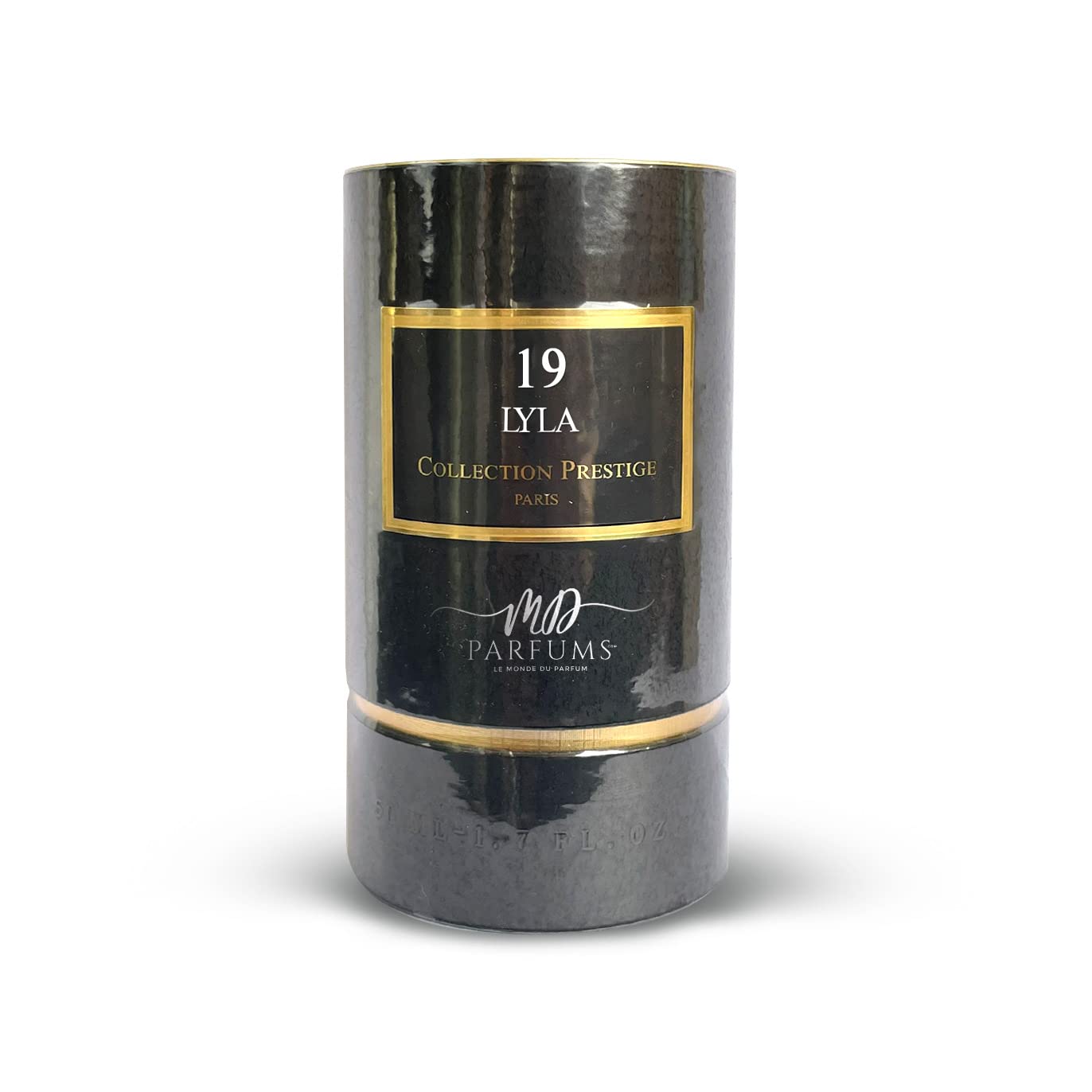 MDPARFUMS Eau de Parfum Black Klej I 50ml Made in France I Lyla № 19 - Kolekcja Prestige Paris I Perfumy dla mężczyzn i kobiet