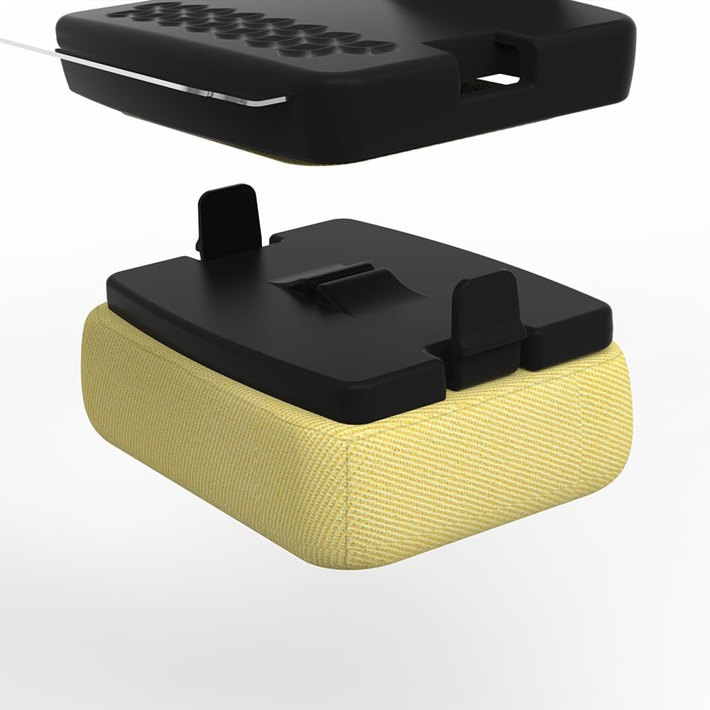 2025 Version Grill Brush for Outdoor Grill, BBQ Scrubber for Grill, Grill Brush Bristle Free with Scraper, Grill Cleaning Brush, Unique Seamless-Fit Scraper Tool with Double Grip Handle Design