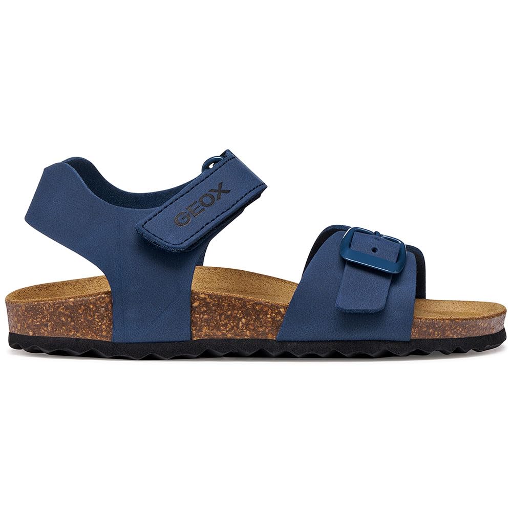 Geox J Ghita Boy B Sandal, DK Blue, 32 EU