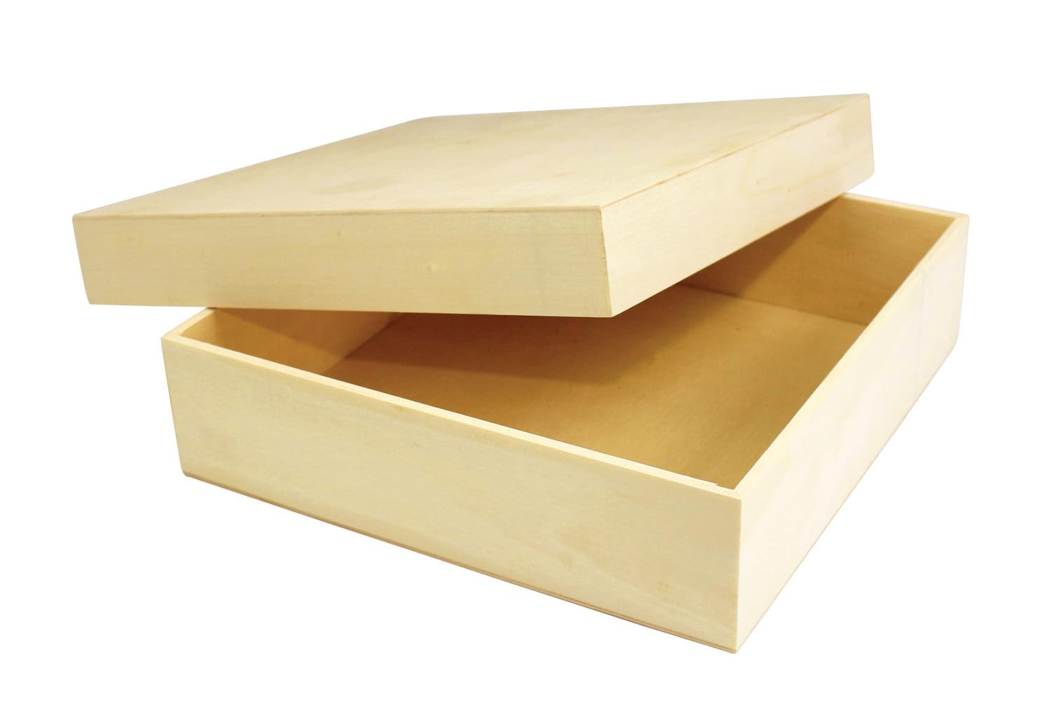 Caja Madera Cuadrado 20 x 5 x 20 cm – megacrea