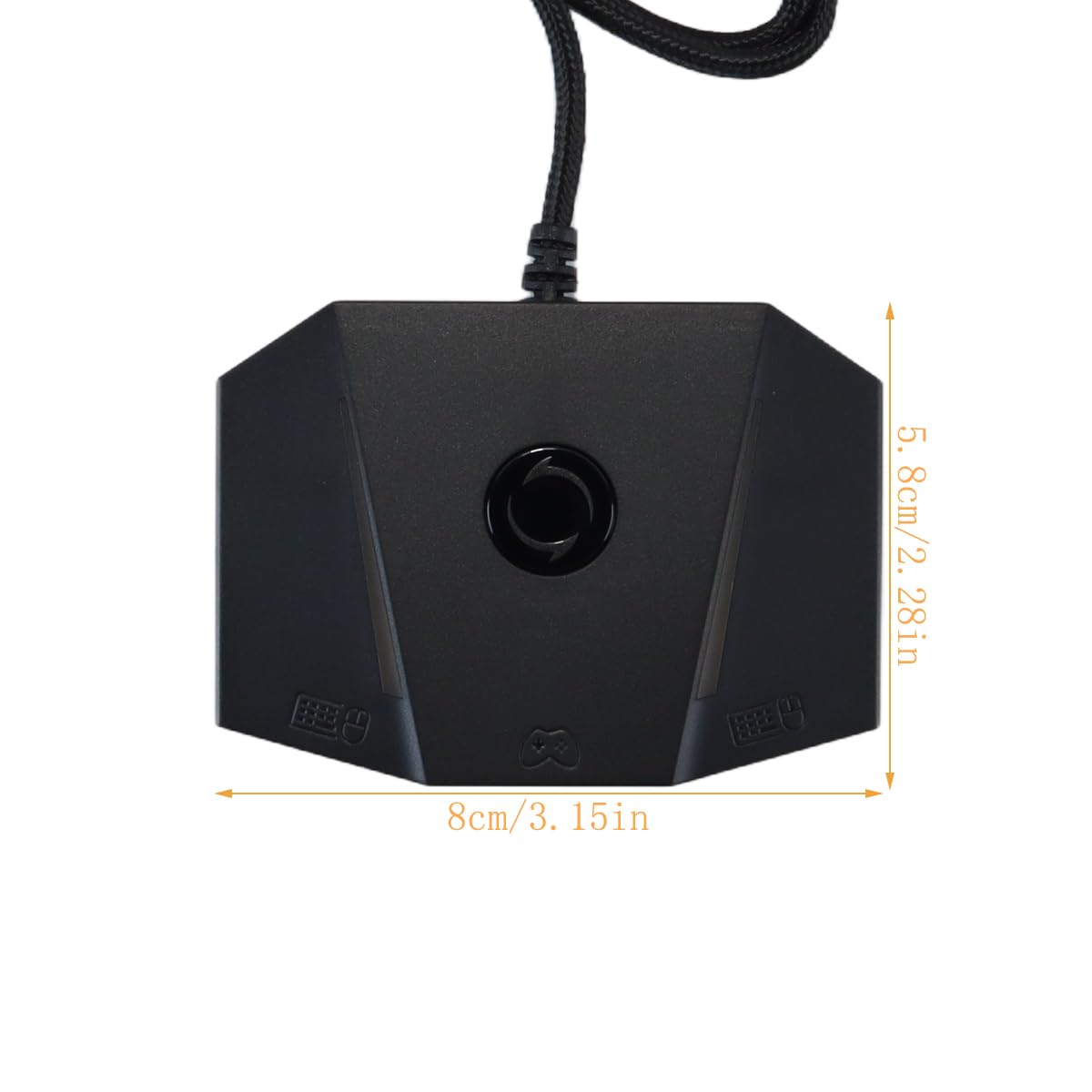 Konwerter myszy i klawiatury do konsoli do gier VX2 AimBox kompatybilny z P4, serią X/S, One, Switch, adapterem MnK z funkcją audio 3,5 mm do gier strzelankowych