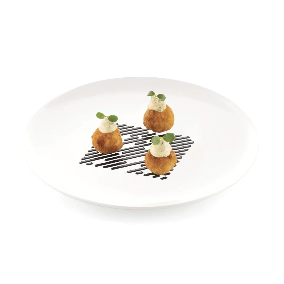 Silikomart Stencile in Silicone per Decorazione Alimentare 16,2 cm x 16,2 cm Totali, Confezione da 2 - Linea (Linea)