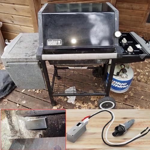 Image of SafBbcue Igniter Kit 7509 for Weber Spirit Genesis (pre-2002) Grills,Platinum I and II Genesis 1000 to 5500 Genesis Silver and Gold (pre-2002) Grills, Replace for Weber #7509 Igniter Part