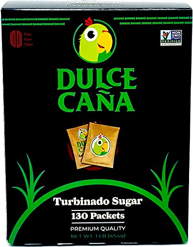 Dulce Cana Organic, Non-GMO Turbinado Sugar Packets, 130 Count image 5