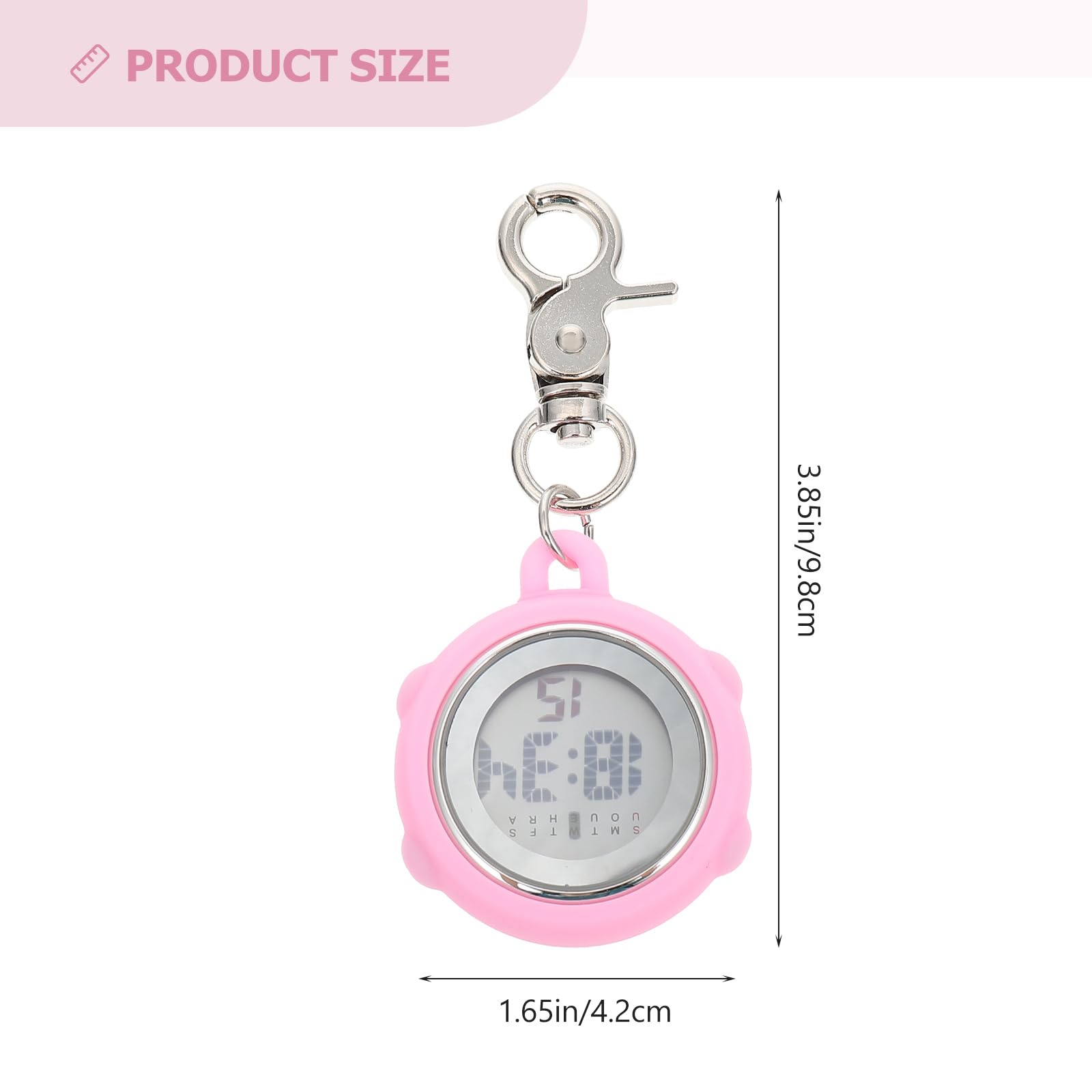 Gatuida Quartz Pocket Watch Digital Quartz Fob Watch Hanging Pocket Watch for Watch