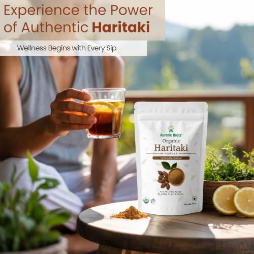 Image of Organic Haritaki Powder - Pure Terminalia Chebula - For Digestive Health, Detox and Gut Support - No Additives - 200 g | Pack of 1