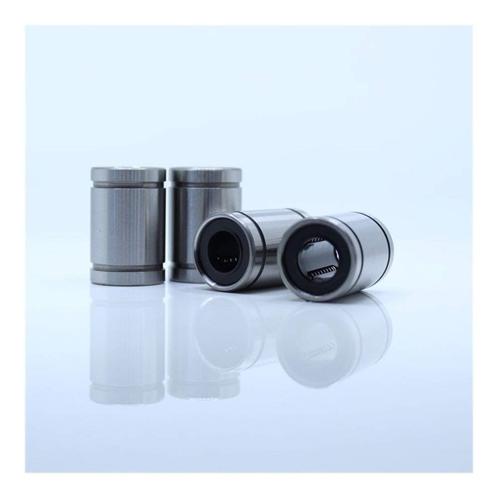 RFXOGTYFZ Linear Bearing LM12UU LM13UU LM16UU LM20UU Motion Bearings ABEC-5 LMUU Ball(LM20UU A5 4PCS)
