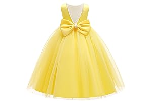 Ruffle Lace Toddler Dress for Little Girl's Pageants, Parties & Weddings