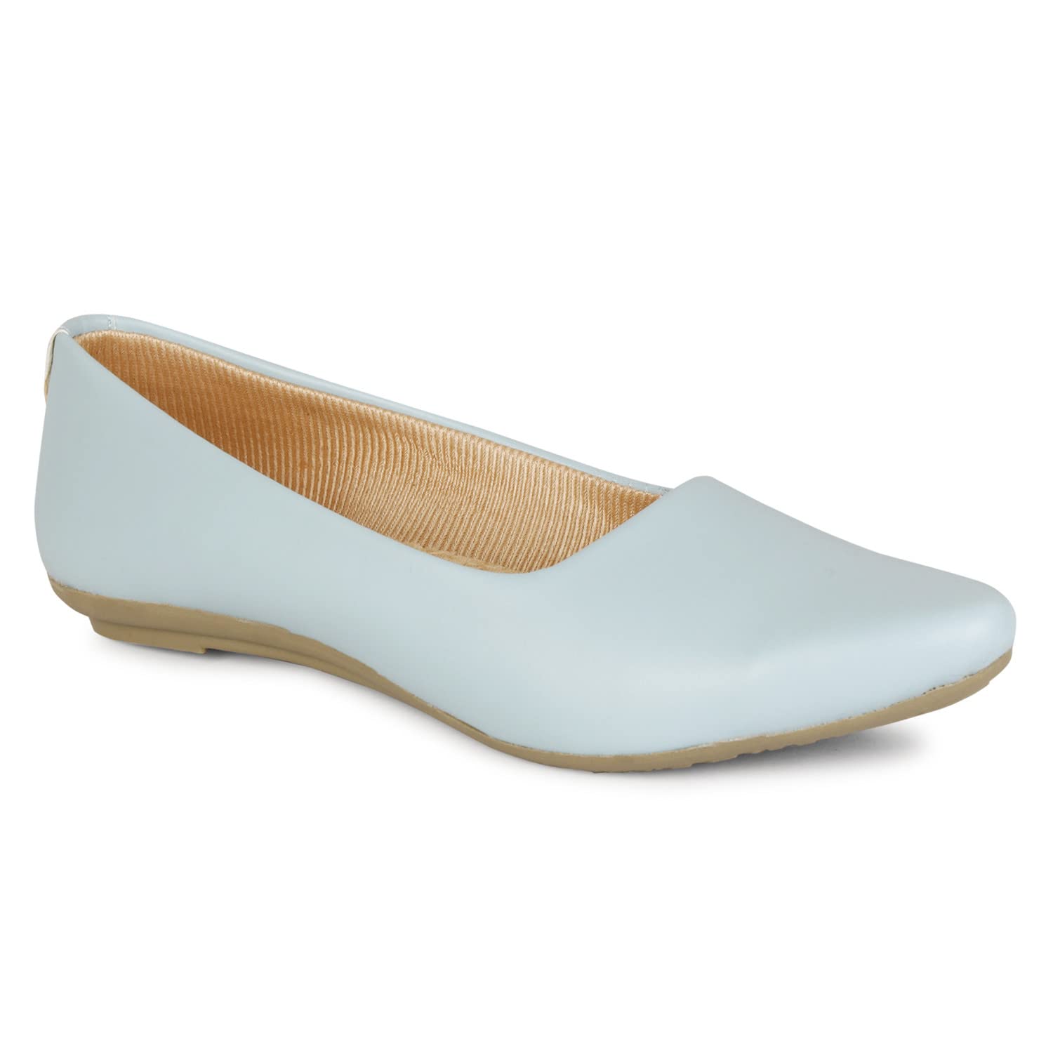 Footshez Womens Synthetic Leather Casual and Party Bellies Ballet Flats for Women-New (Blue, Numeric_4) (B0B5D26RLT) Amazon Price History, Amazon Price Tracker