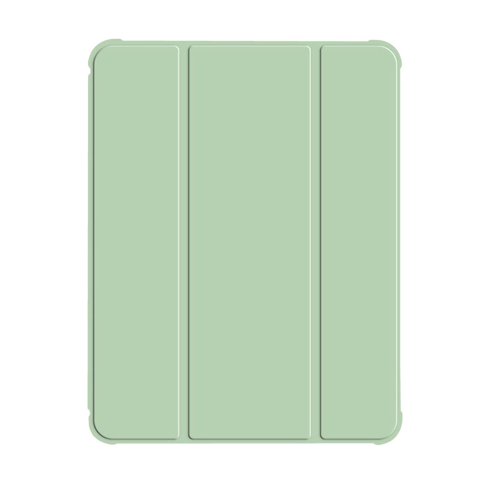 Etui na iPada Mini 6 (21.1 cm z 2021 r.), smukły potrójny stojak + ładowanie ołówkiem + automatyczne budzenie/uśpienie, pokrowiec ochronny na całą obudowę z uchwytem na ołówek, zielone 2