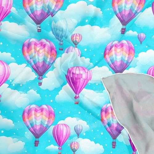 Hot Air Balloon Silk Scarf Women's Fashion Square Satin Headscarf Neck Scarf Head Hair Wraps 23.6 Inches4