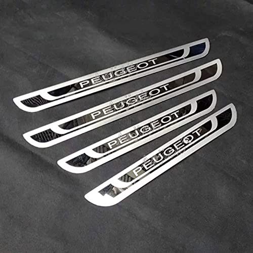 Protection Contre Rayures Protections De Seuils De Porte Pour Ford Transit/Tourneo Custom 2023-2025 - 4 Pièces Kit Décoration Seuil Voiture