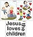 Kids Wall Decals for Church Classroom Decoration Nursery Wall Art Decor Stickers Christian Bible Verse Kids Ministry Room Vinyl Peel n Stick (Jesus Loves Kids)