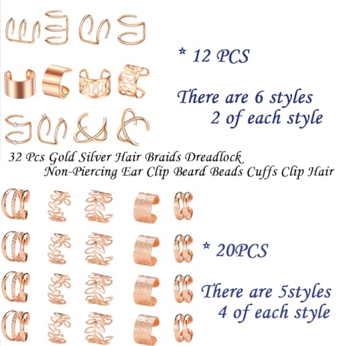32 Piezas de Clips para Cabello y Accesorios miniatura 2