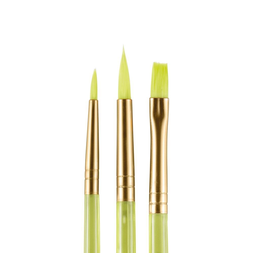 Snazaroo- Paleta de pintura facial, Multicolor (Colart 80818) + pinceles para pintura facial, color verde, Set de 3 (Colart 40500)