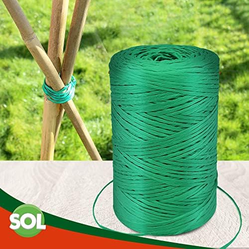 250m Garden Twine Natural Green | Durable Garden String | Green Garden Twine for Plants | Green Garden String Twine | Polypropylene Twine | Gardening String | Green String | Plant String | Green Twine