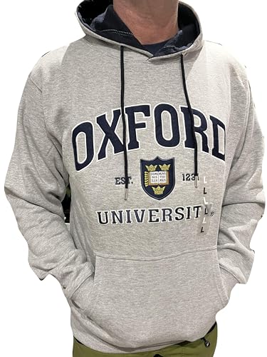 Oxford University Official Hoody - Grey (US, Alpha, Medium, Regular, Regular)2