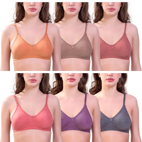 Image of SkyBeauty Premium Women's Non Padded Every Day Bra Multi-Pack