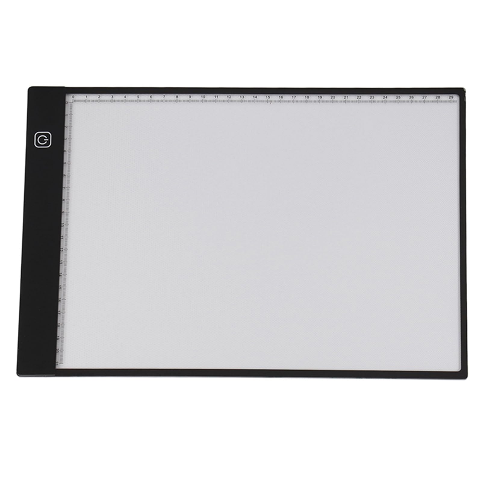 Tablero de Arte LED A4, Panel de Luz de Calco, Mesa de Dibujo, Tablero para Plantilla, álbum de Recortes, Boceto, Borde Negro, Atenuación de 3 Modos para Artistas y Diseñadores