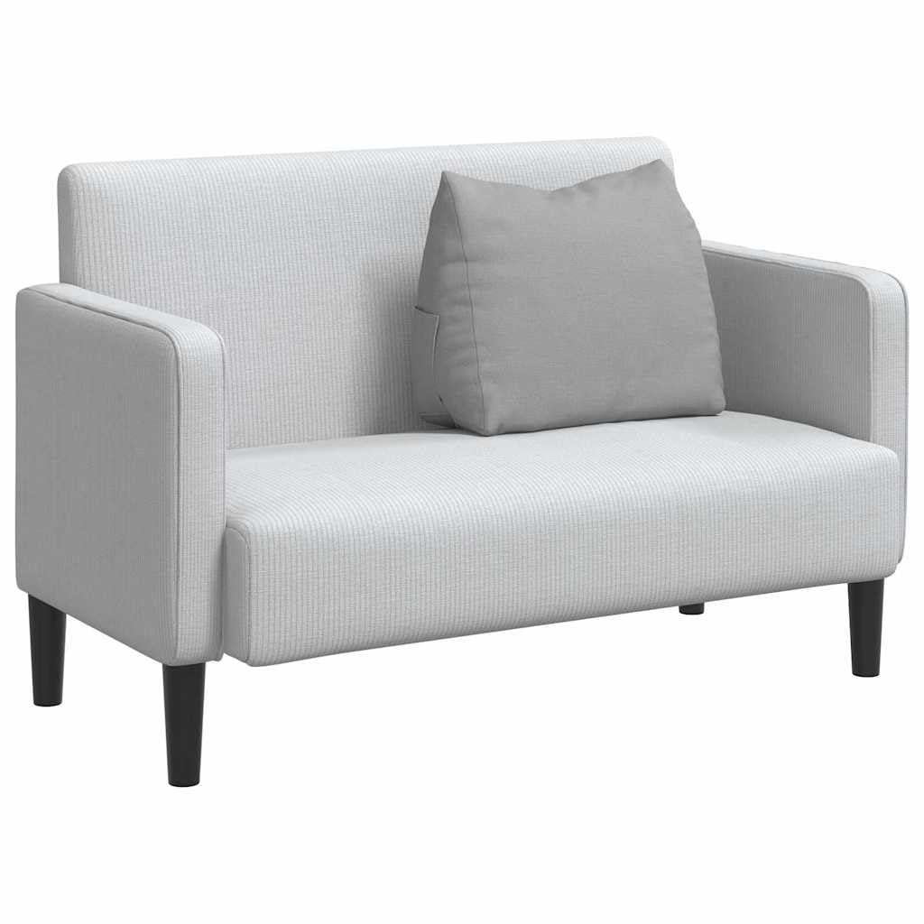 Poduszka na plecy Chmura szara 60 x 20 x 50 cm miękka tkanina