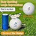 Lihome Golf Ball Stamp Personalized - Durable Waterproof Reusable Ink Stamper, Custom Golf Gift for Men, Dad, Retirement, Father’s Day, Birthday & Christmas
