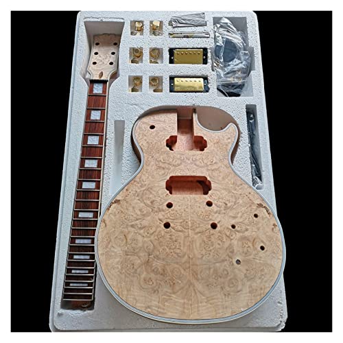 DIY Guitar Body Maple Tree Pomegranate Electric Guitar Production