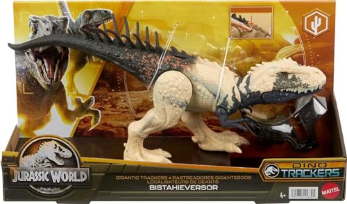 Mattel Jurassic World Gigantic Trackers Action Figure, Bistahieversor Dinosaur Toy with Movement & Tracking Accessory, 14-inches Long - image 6